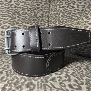 Chocolate brown dark brown McGuire Nicholas tool work belt adjustable